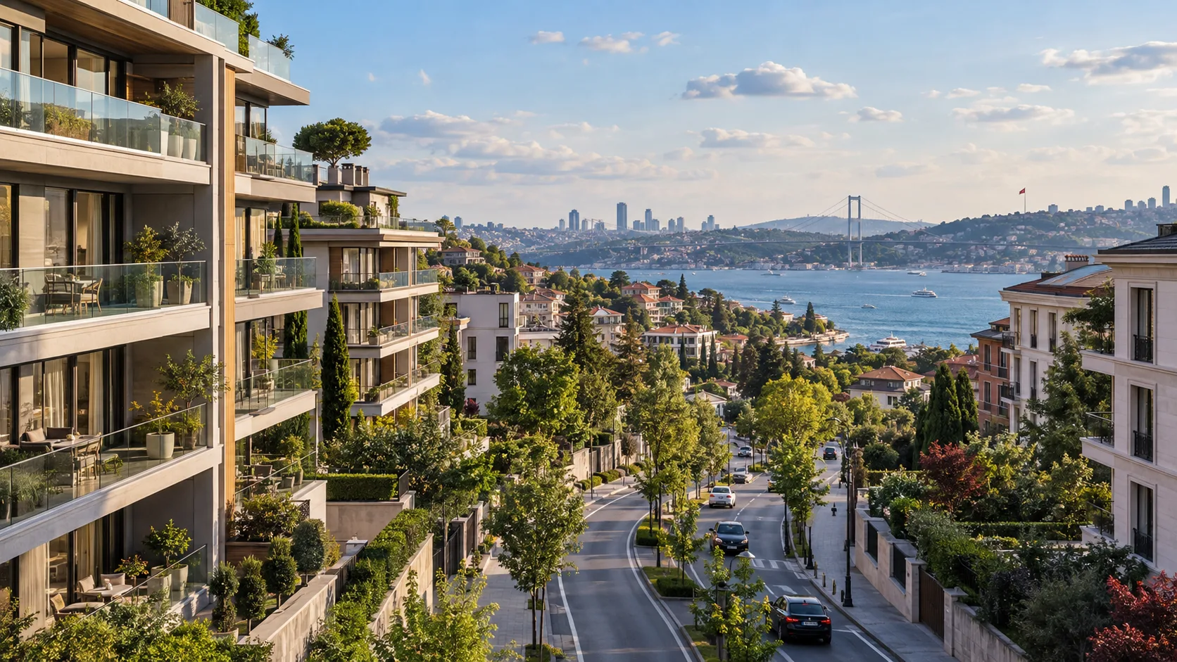 Istanbul residential districts and Bosphorus property